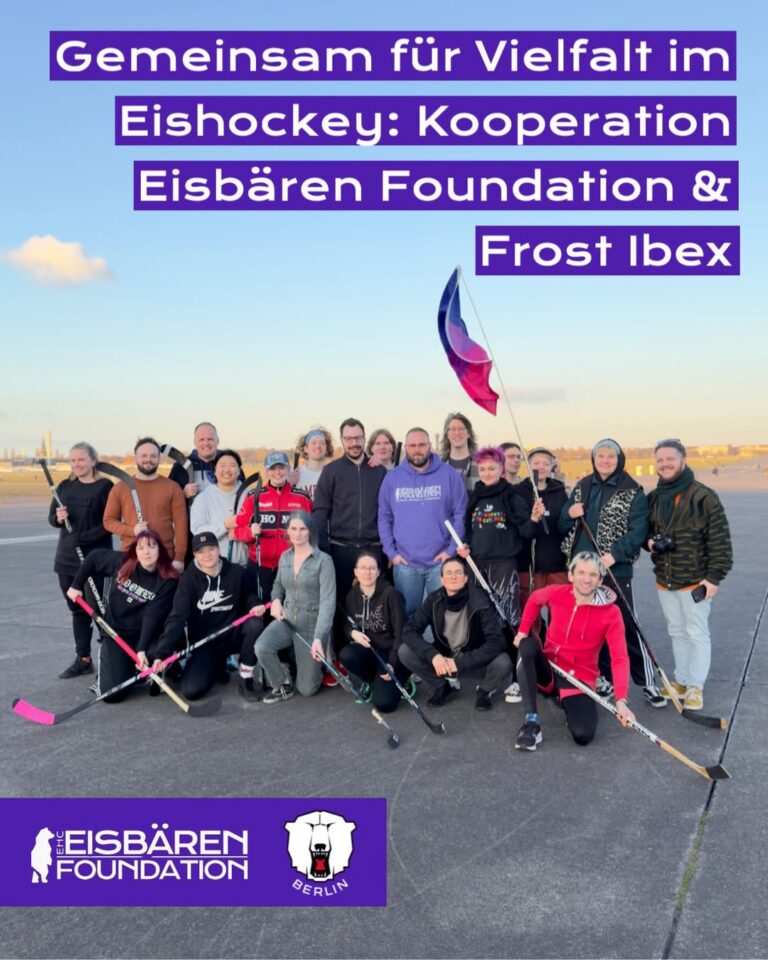 🏳️‍🌈💜 Berlin, wir müssen über Eishockey reden. Denn hier entsteht gerade etwas, das es so noch nicht gab.